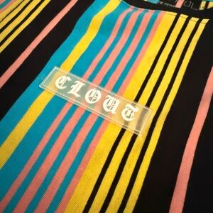 Clout Striped Multicolor Top